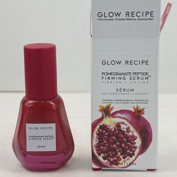 Glow Recipe Pomegranate Peptide Firming Serum 30ml Anti-aging Smooth Hydrate NEW - Picture 2 of 10